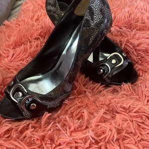 Inc. open toed heels